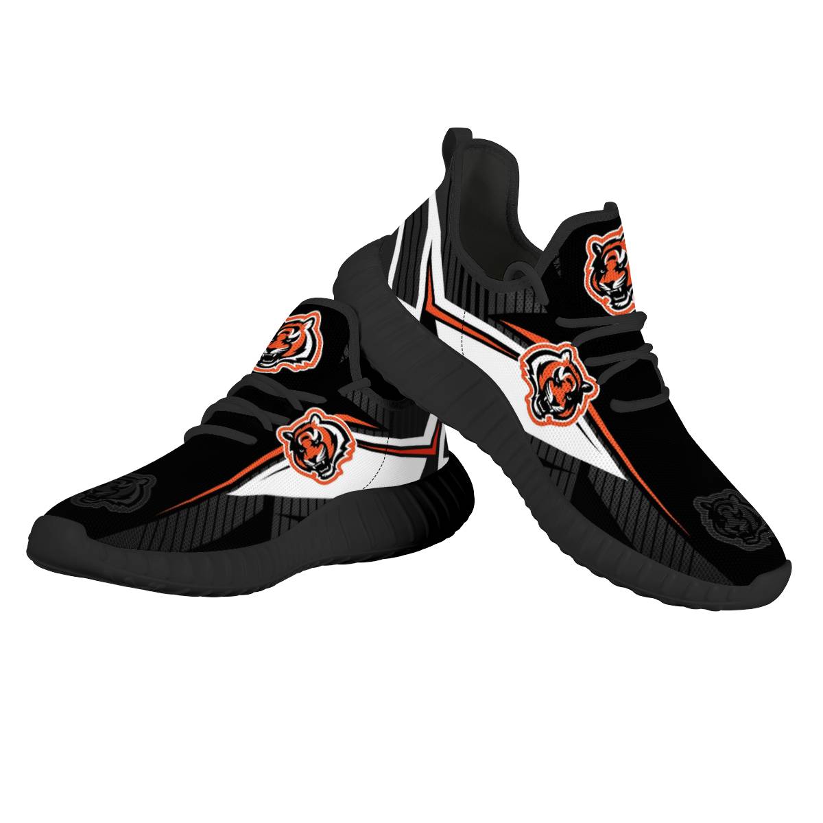 Women's Chicago Bears Mesh Knit Sneakers/Shoes 012